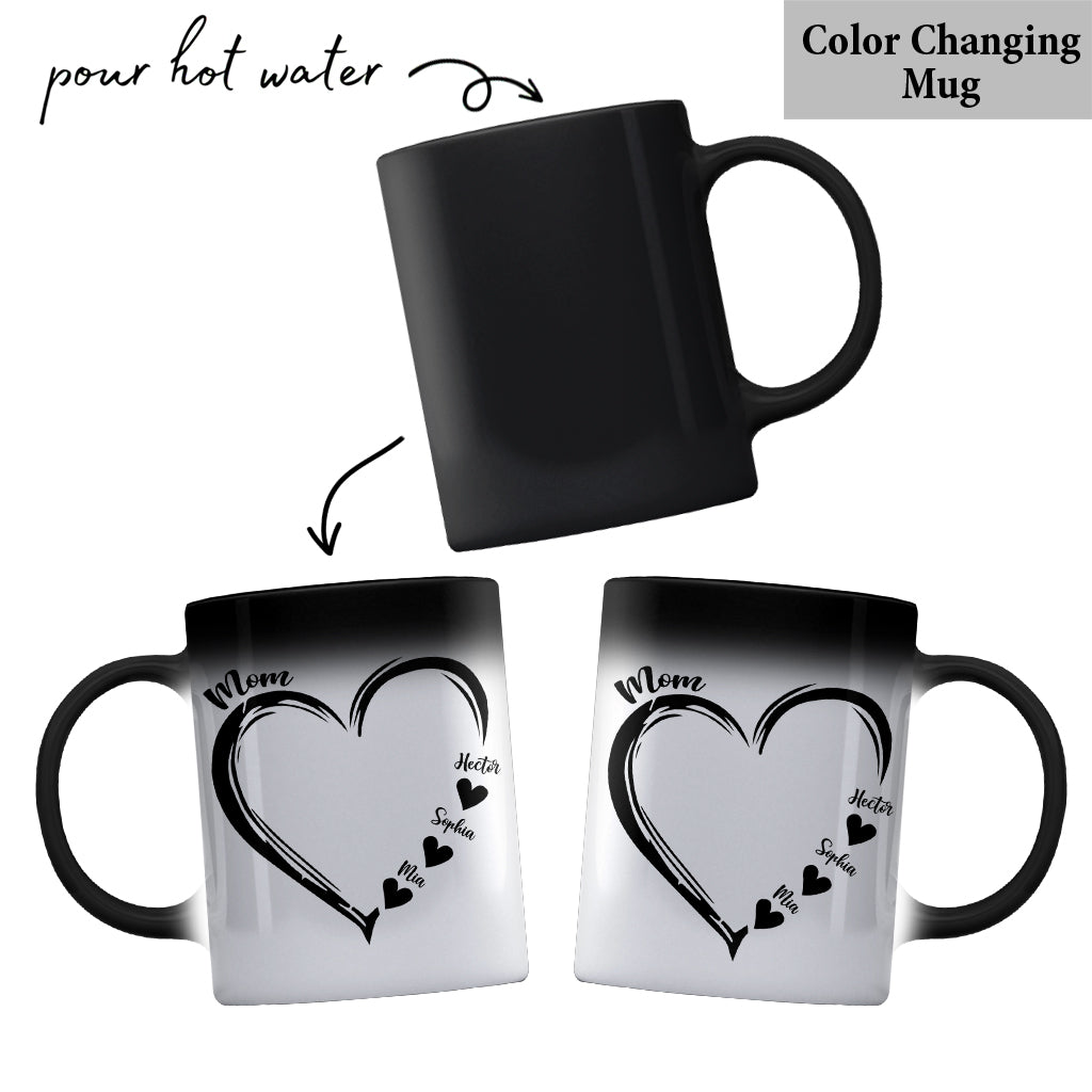 Mom Love You - Personalized Mother Mug