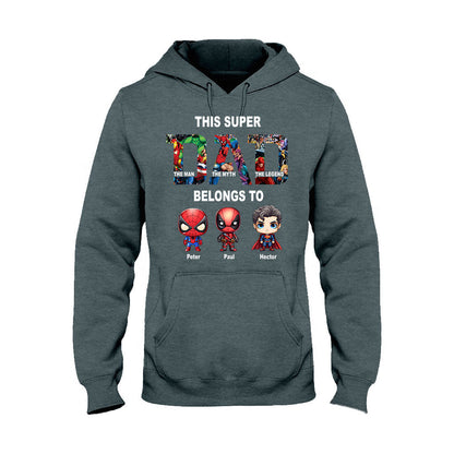 Super Dad - Personalized Father T-shirt And Hoodie