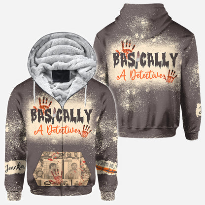 Basically A Detective - Personalized All Over Shirt
