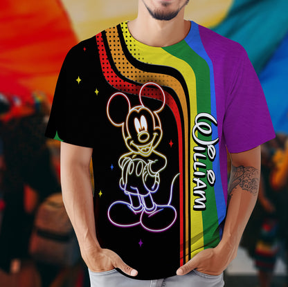 Pride Me - Personalized Mouse All Over Shirt
