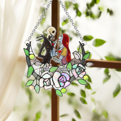 Roses So Many In The Darkness - Personalized Nightmare Window Hanging Suncatcher Ornament