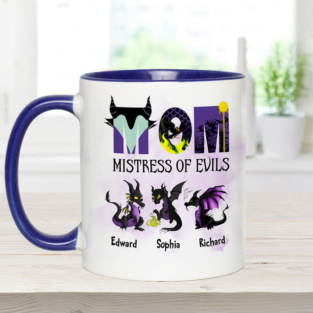 Mistress Of Evils - Personalized Mouse Accent Mug