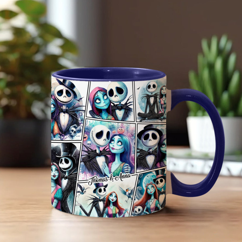 We're Simply Meant To Be - Personalized Nightmare Accent Mug