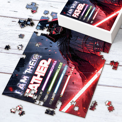 I Am Their Father - Personalized The Force Jigsaw Puzzle