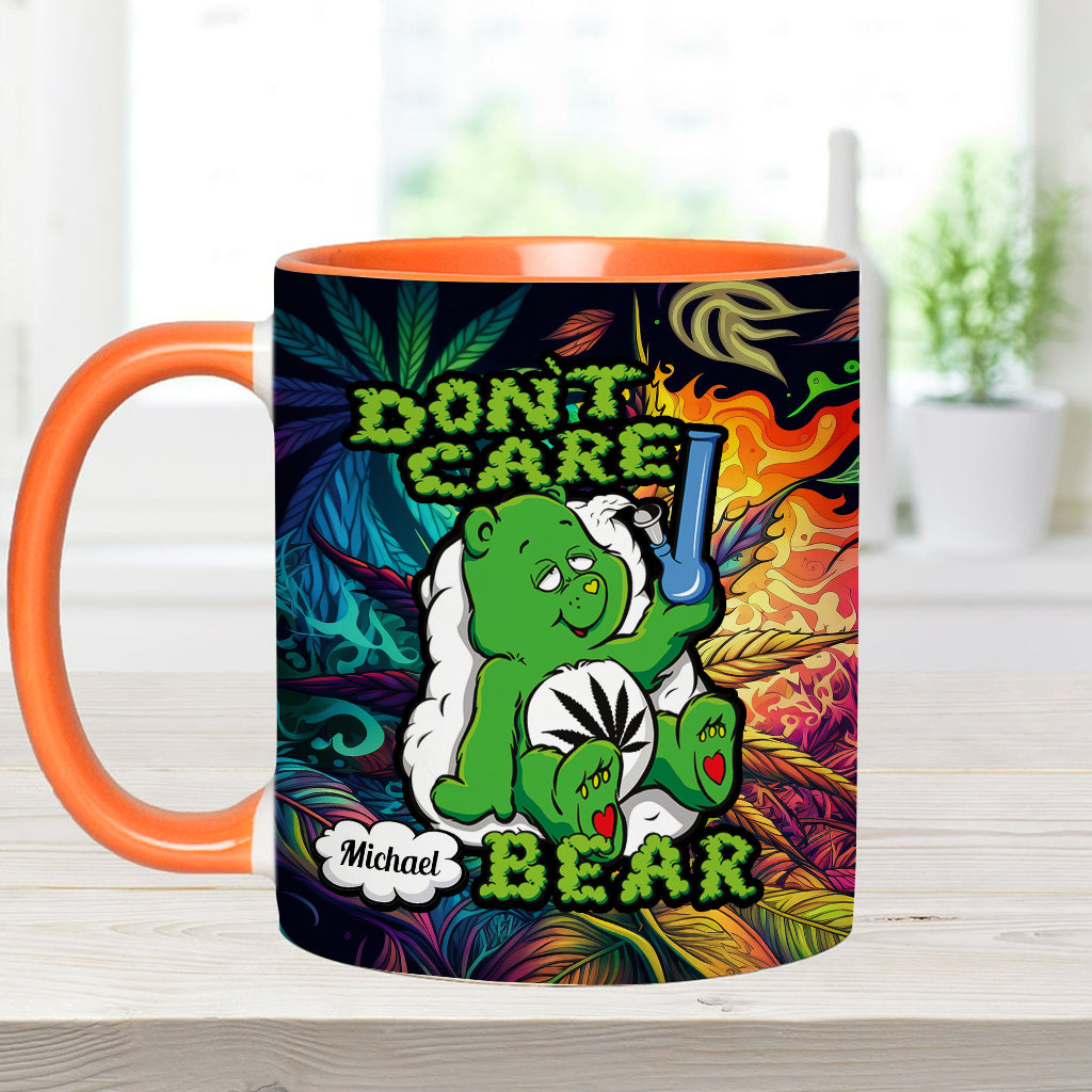 Don't Care Bear - Personalized Weed Accent Mug