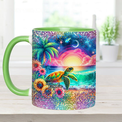 Love Turtles - Personalized Turtle Accent Mug
