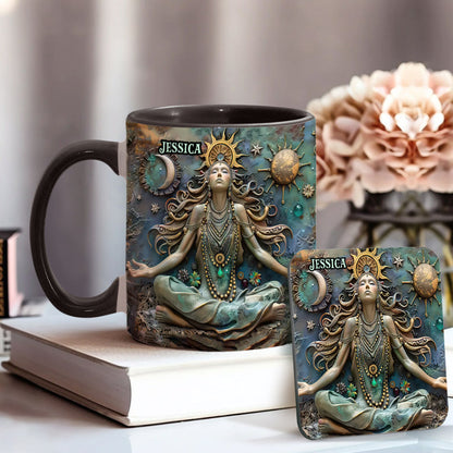 Lose Your Mind Find Your Soul - Personalized Yoga Accent Mug
