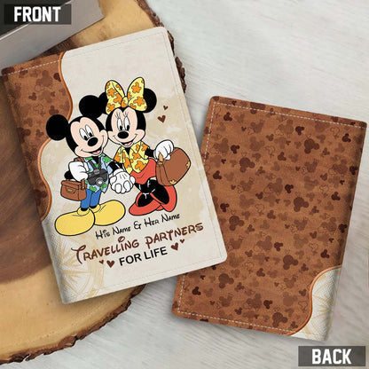 Apparently We're Trouble When We're Together - Personalized Mouse Passport Holder