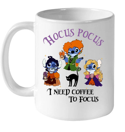 I Need Coffee To Focus Ohana Mug 0823