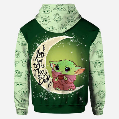 I Love You To The Moon And Back - Personalized Hoodie And Leggings