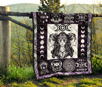 Triple Goddess Wicca - Witch Quilt 0822