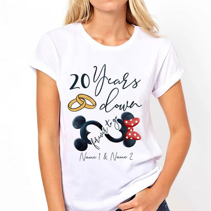 Forever To Go - Personalized Couple Mouse T-shirt and Hoodie