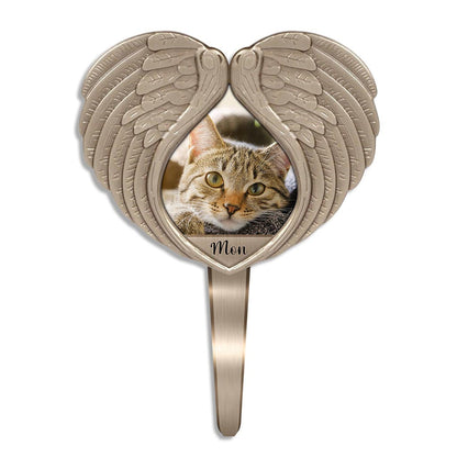 Don't Cry For Me - Personalized Christmas Cat Acrylic Plaque Stake (Printed On 1 Side)