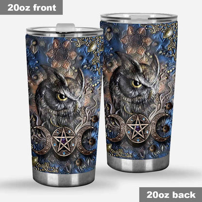 Mystery Spirit - Witch Tumbler With 3D Pattern Print