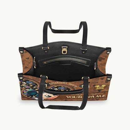 Adventure Awaits Magic Mouse Ears - Personalized Mouse Leather Handbag & Luggage Cover