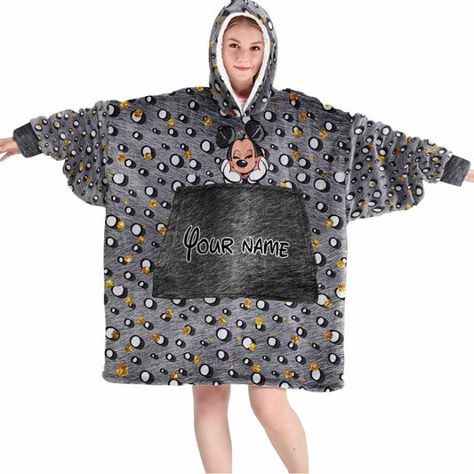 Magical Mouse Ears - Personalized Mouse Blanket Hoodie