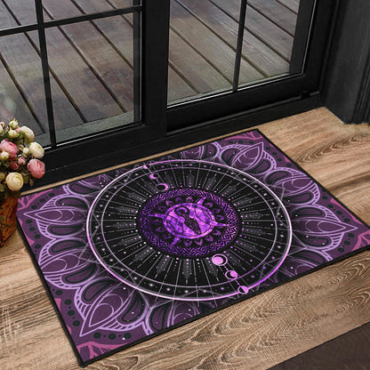 Triple Goddess Wicca - Witch Doormat 0822
