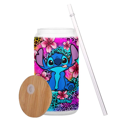 Ohana - Personalized Ohana Can Glass