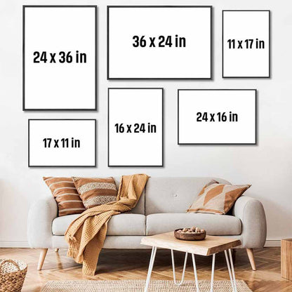 Nana We Love You - Personalized Mother's Day Grandma Poster