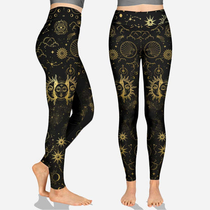 Wicca Symbol - Personalized Witch Cross Tank Top and Leggings