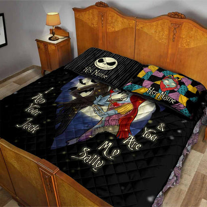 We're Simply Meant To Be - Personalized Nightmare Quilt Set