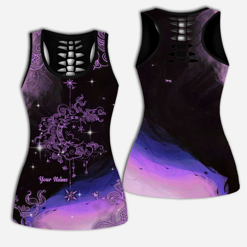 Moon Sky Wicca Sign - Personalized Witch Hollow Tank Top and Leggings