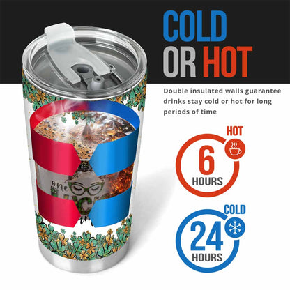 One Lucky Mama - Personalized Patrick's Day Cat Tumbler