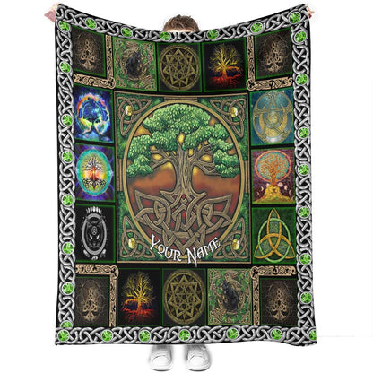 Earth Witch - Personalized Witch Blanket