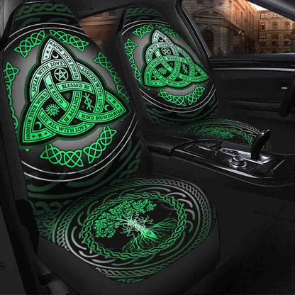 Celtic Triquetra Wicca - Witch Seat Covers 0822