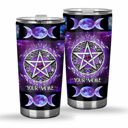 Witch Vibes Pentagram - Personalized Witch Tumbler