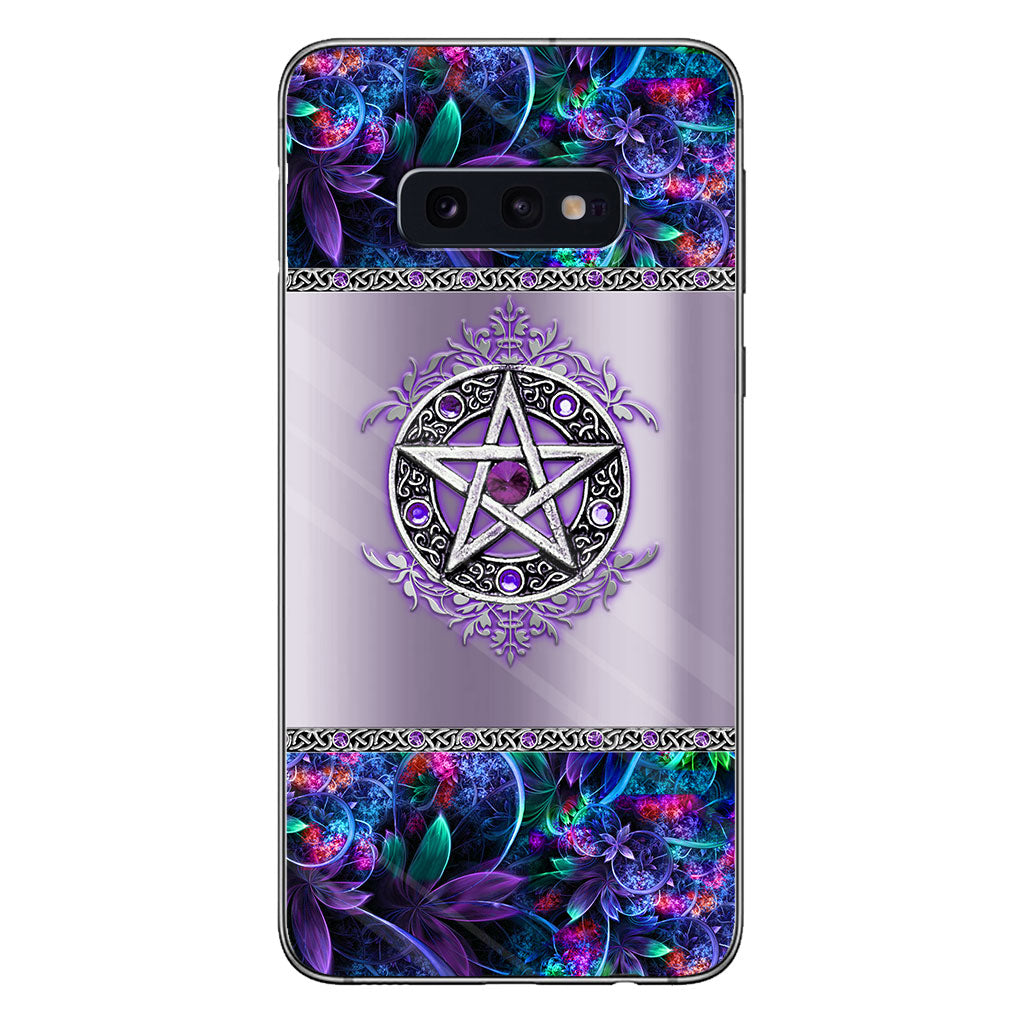 Purple Pentacle Witch - Personalized Phone Case