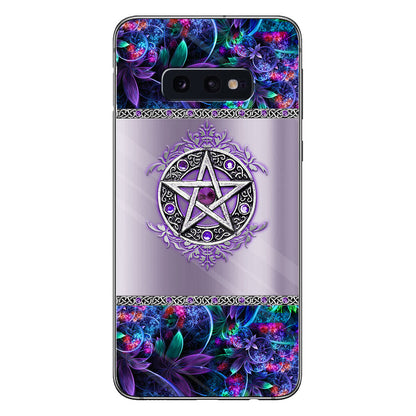 Purple Pentacle Witch - Personalized Phone Case