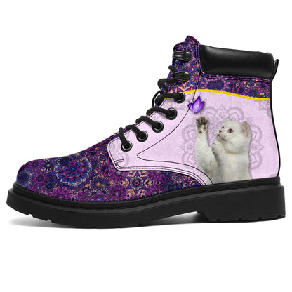 Cat Mandala Cat All Season Boots 0622