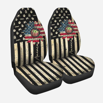 Happy The 4th Of July - Independence Day The Force Seat Covers