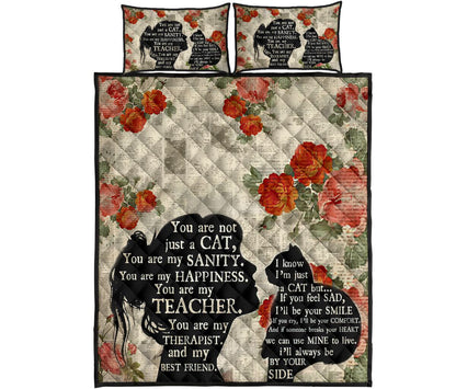 You Are Not Just A Cat Cat Quilt Set 0622