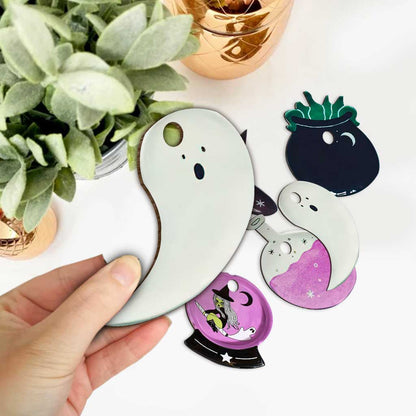 Witchy Purple - Halloween Witch 6 Pieces Garland