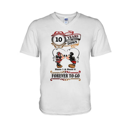 Forever To Go - Personalized Couple Mouse T-shirt and Hoodie