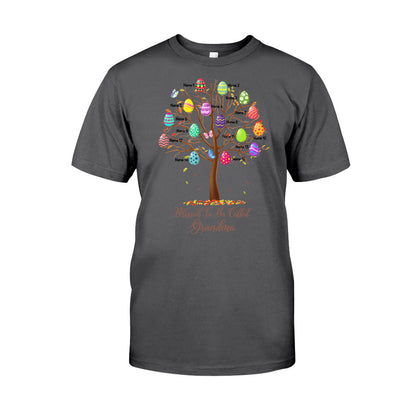 Blessed To Be Called Grandma - Personalized Easter Day Grandma T-shirt and Hoodie