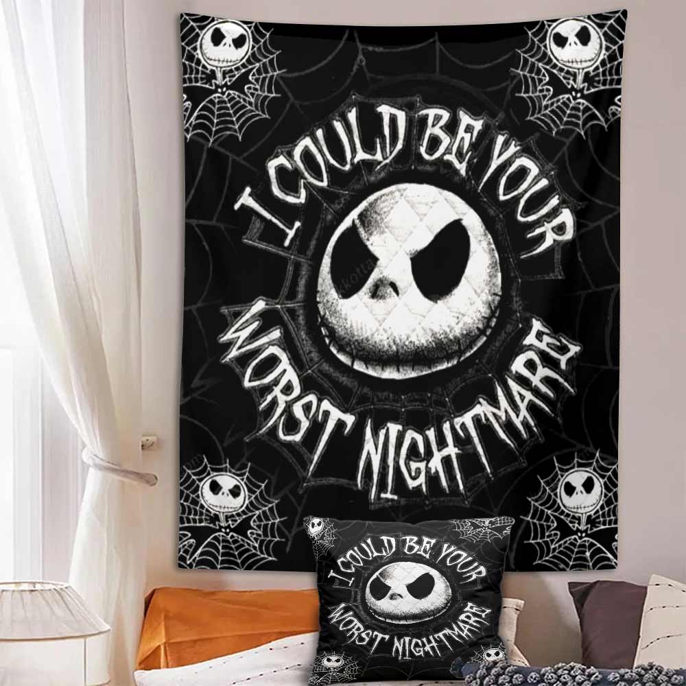 I Could Be Your Worst - Nightmare Wall Tapestry & Throw Pillow