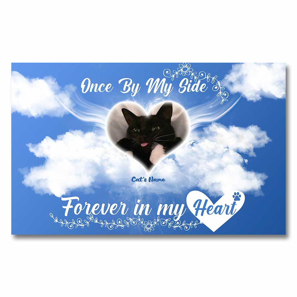 Cat Fur Appears When Angels Are Near - Personalized Cat Poster