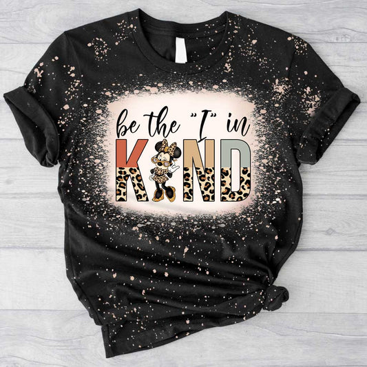 Be The I In Kind Mouse - Handmade Bleached Shirts
