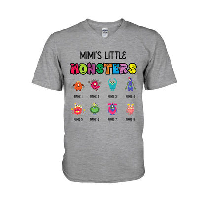Granma Lil Monsters - Personalized Mother's Day Grandma T-shirt and Hoodie
