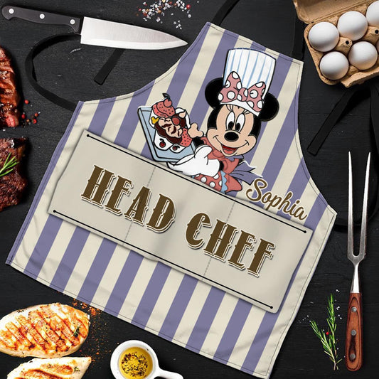 Head Chef And Sous Chef - Personalized Mouse Apron