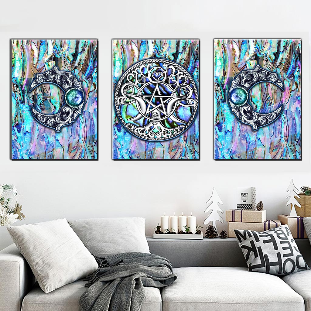 Triple Moon - Witch Poster & Canvas Set
