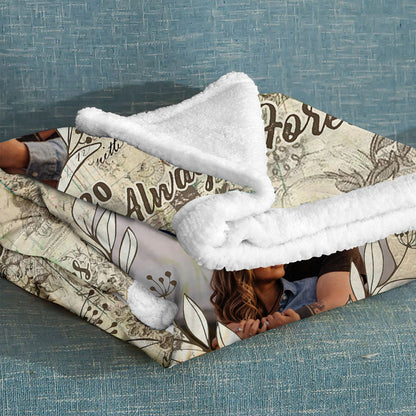 Forever And Always - Personalized Couple Blanket