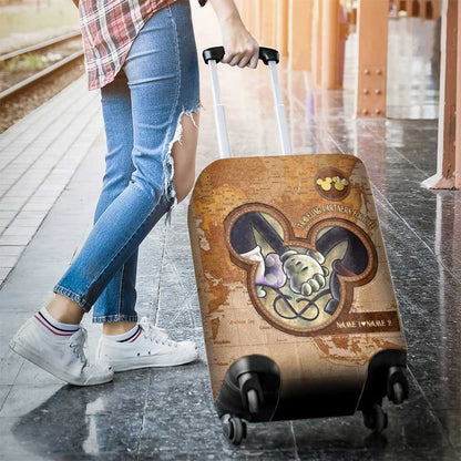 Traveling Partners - Personalized Mouse Luggage Cover