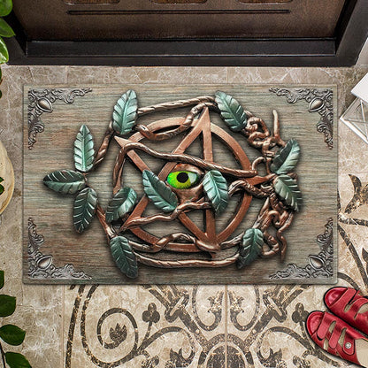 Mystical Witch - Witch Doormat With 3D Pattern Print