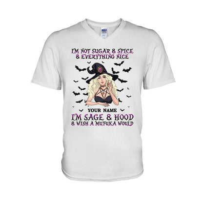 I'm Not Sugar And Spice And Everything Nice - Personalized Witch T-shirt and Hoodie