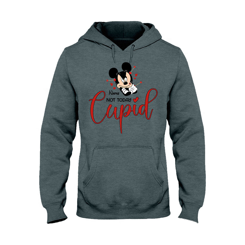 Not Today Cupid - Personalized Valentine Mouse T-shirt and Hoodie