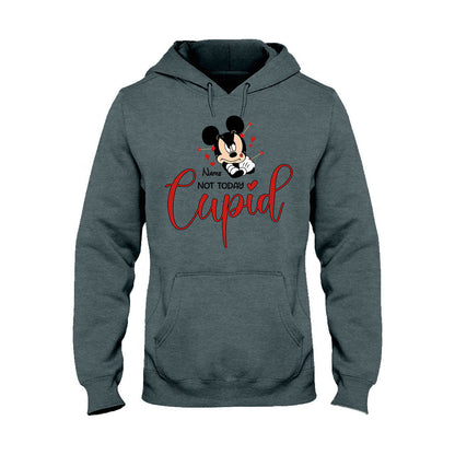 Not Today Cupid - Personalized Valentine Mouse T-shirt and Hoodie